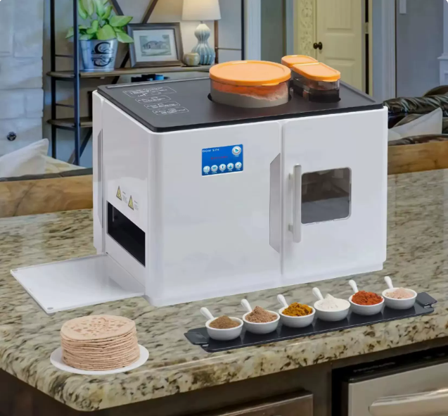 Roti Maker Automatic - 電動ロティメーカー チャパティ トルティーヤ 自動フラットブレッド製造機 キッチン用マジックフルロボット