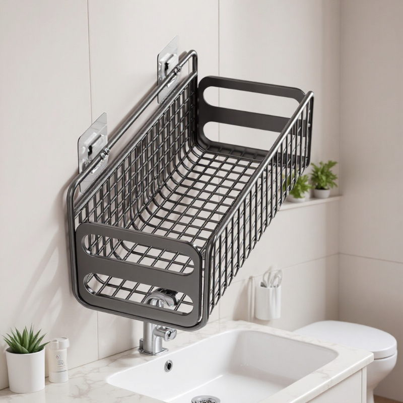 家庭用多機能収納ラック、バスルーム化粧品収納ラック、壁掛けタ - Kitchen Appliances Best のレビューと価格