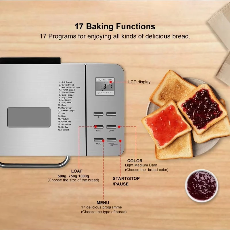 ファームホームストアデジタル電気式家庭用キッチン家電ベーカリ - Kitchen Appliances Best のレビューと価格